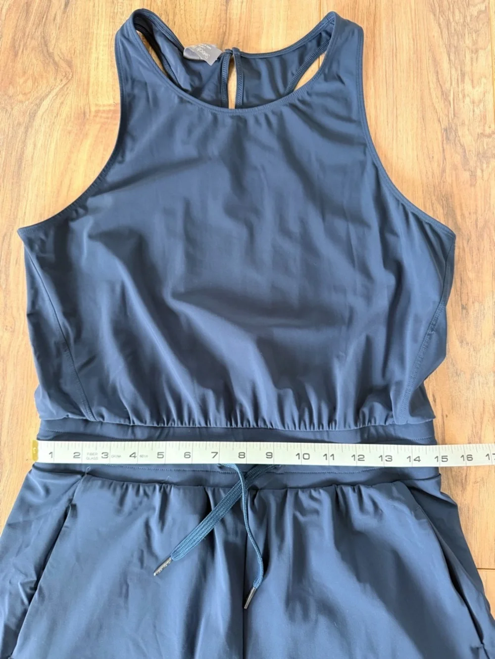 Sweaty Betty Explorer Shorts Romper Navy Athletic Tennis Pickleball Outfit M/8 - Picture 8 of 10